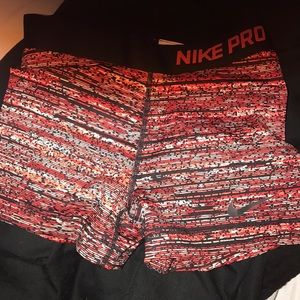 Nike pro spandex shorts